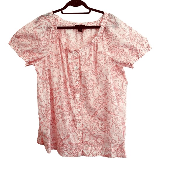 Style & Co Women's Sleeveless Blouse Pink Size Medium